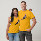 Grappige Basset Hound Heks T-shirt (Unisex)