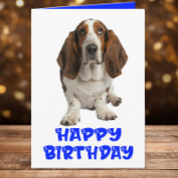 Grappige Basset Hound Verjaardag Hondenliefhebbers