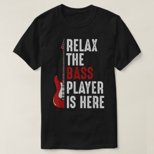 Grappige Bassist Muzikant Design T-shirt