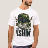 Grappige Bassvissen T-shirt (Voorkant)