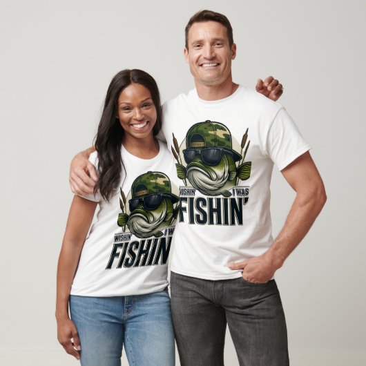 Grappige Bassvissen T-shirt (Unisex)