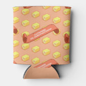 Grappige Battenberg Marzipantastisch! Pixel Art Pa Blikjeskoeler (Voorkant)