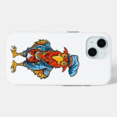 Grappige Bazige Cartoon Haan Case-Mate iPhone Case (Achterkant (horizontaal))