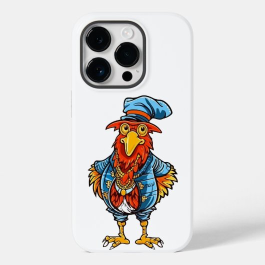 Grappige Bazige Cartoon Haan Case-Mate iPhone Case (Achterkant)