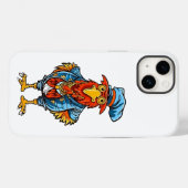 Grappige Bazige Cartoon Haan Case-Mate iPhone Case (Achterkant (horizontaal))