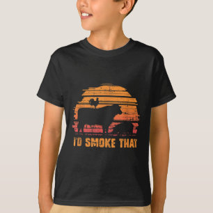 Grappige BBQ chef-kok heeft die barbecue gerookt T-shirt