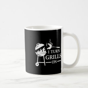 Grappige Bbq- En Grillspreuk Ik Zet Grills Aan Koffiemok