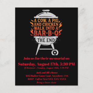 Grappige BBQ Flyer