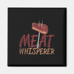 Grappige BBQ gerookte vleesbiefstuk cadeau idee ba Magneet