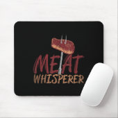 Grappige BBQ gerookte vleesbiefstuk cadeau idee ba Muismat (Met muis)