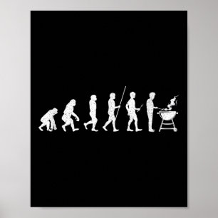 Grappige BBQ geschenken! Voor liefhebbers van roke Poster