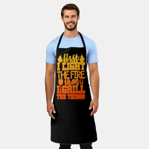 Grappige BBQ Grill Quote Schort