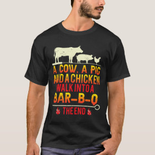 Grappige Bbq Grill Vlees Roker Meester Rbecue Cade T-shirt