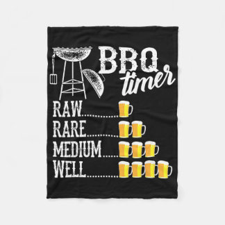 Grappige Bbq Kunst Voor Mannen Vrouwen Die Vlees G Fleece Deken