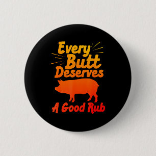 Grappige Bbq Kunst Voor Mannen Vrouwen Die Vlees G Ronde Button 5,7 Cm