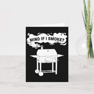 Grappige BBQ kunst voor mannen vrouwen grillen vle Kaart