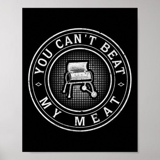 Grappige Bbq Pit Omgekeerde Stroom Roker Accessoir Poster (Voorkant)