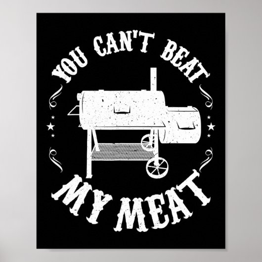 Grappige Bbq Pit Omgekeerde Stroom Roker Accessoir Poster (Voorkant)