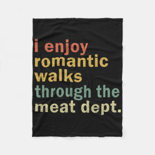 Grappige Bbq Romantische Wandelingen Vlees Afd Vle Fleece Deken