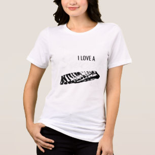 Grappige BBQ Shirten houden van een Sweet Rib Rack Tri-Blend Shirt