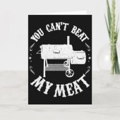 Grappige Bbq T Omgekeerde Stroom Roker Accessoire  Kaart (Voorkant)