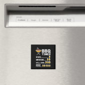 Grappige BBQ Timer1 Magneet (Insitu (Vaatwasser))