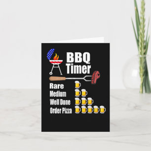 Grappige BBQ Timer - Barbecue Grill Grilling Gift Kaart