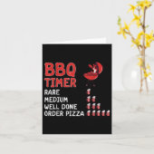 Grappige BBQ Timer Barbecue Grill Master Grillen D Kaart (Gele Bloem)