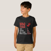 Grappige BBQ Timer Barbecue Grill Master Grillen D T-shirt (Voorkant volledig)