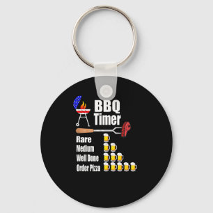 Grappige bbq-timer - barbecuegrill grillcadeau sleutelhanger