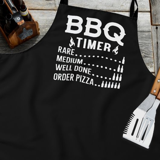 Grappige BBQ-timer Schort