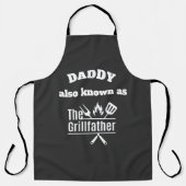 Grappige BBQ Vaderdag gewoonte Schort (Voorkant)