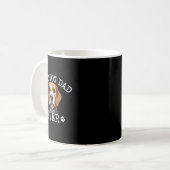 Grappige Beagle Dad Vaderdag Ooit Hondenliefde Koffiemok (Voorkant links)