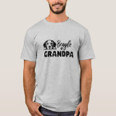 Grappige Beagle grootvader T-shirt (Voorkant)