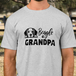 Grappige Beagle grootvader T-shirt