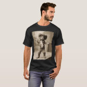 Grappige Beagle Hond Domme Cowboy T-shirt (Voorkant volledig)