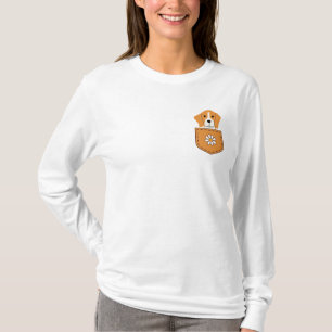 Grappige Beagle hond in de zak T-shirt