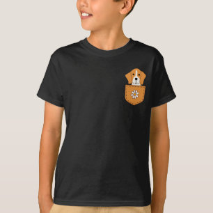 Grappige Beagle hond in de zak T-shirt