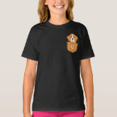 Grappige Beagle hond in de zak T-shirt (Voorkant)