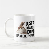 Grappige Bearded Dragon quote Koffiemok (Links)