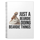 Grappige Beardie Bearded Dragon Quote Notitieboek (Voorkant)