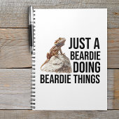 Grappige Beardie Bearded Dragon Quote Notitieboek