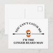 Grappige bebaarde citaten gemberbaard feestdagenkaart (Voorkant / Achterkant)