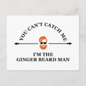 Grappige bebaarde citaten gemberbaard feestdagenkaart (Voorkant)