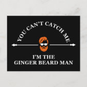 Grappige bebaarde citaten gemberbaard feestdagenkaart (Voorkant)