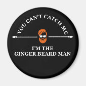 Grappige bebaarde citaten gemberbaard magneet (Voorkant)