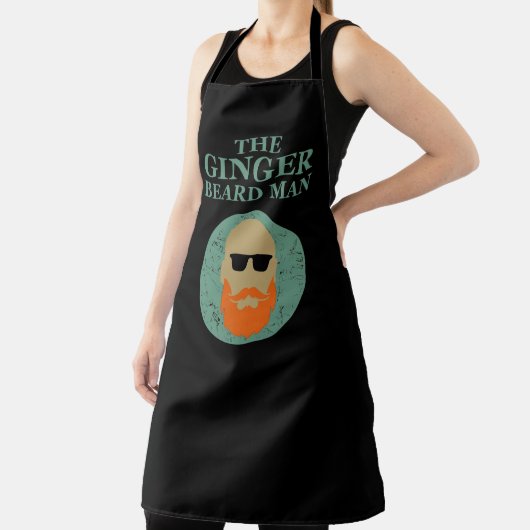 Grappige bebaarde citaten gemberbaard schort (Insitu)