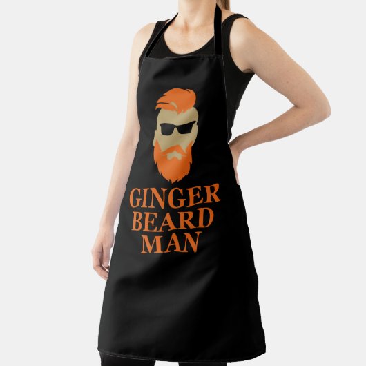 Grappige bebaarde citaten gemberbaard schort (Insitu)