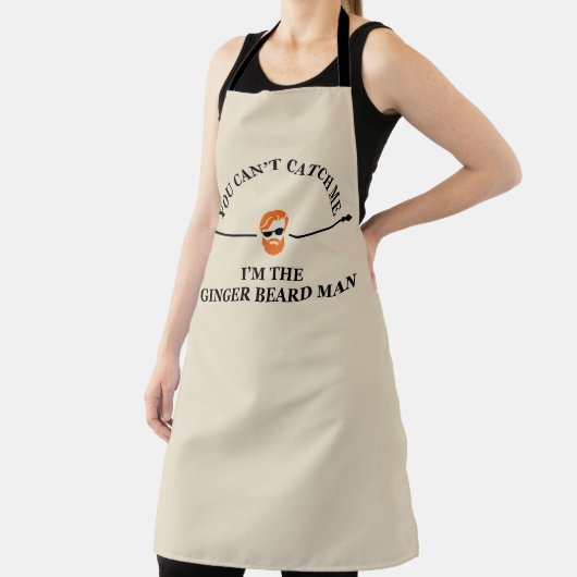 Grappige bebaarde citaten gemberbaard schort (Insitu)