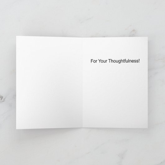 Grappige bedankkaart: Venus Demilo Bedankkaart (Binnen)